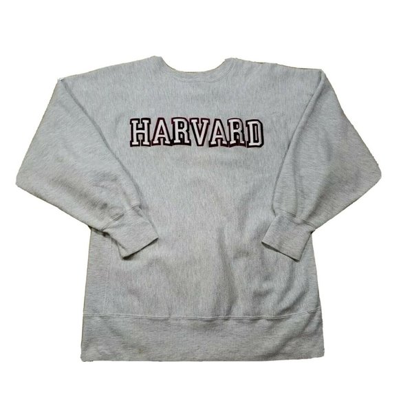 Champion Other - 90s Champion Reverse Weave Harvard Vintage Sweatshirt Crewneck XL - Holes Spots